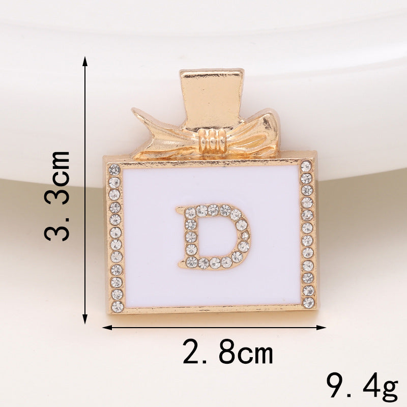 Basic Perfume Bottle Metal Plating Inlay Artificial Gemstones Artificial Pearls Jewelry Accessories