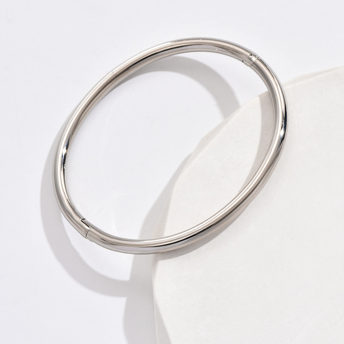 Basic Round Stainless Steel Plating Bangle