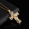 Classic Style Cross Copper Plating Pendant Necklace