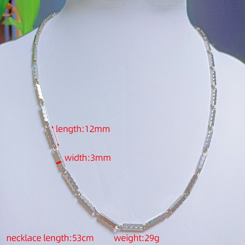 Casual Hip-hop Geometric Titanium Steel Plating 18k Gold Plated Necklace