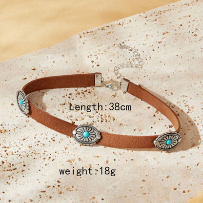 Casual Simple Style Flower Alloy Women's Choker