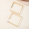 1 Pair Exaggerated Oversized Geometric Alloy Alloy Drop Earrings