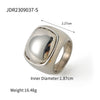 Ig Style Square Stainless Steel Plating 18k Gold Plated Rings