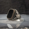Retro Geometric Copper Open Rings