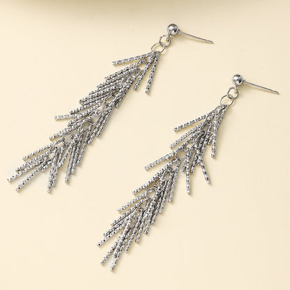 1 Pair Vintage Style Geometric Leaves Plating Copper Alloy Ear Hook