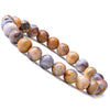 Ethnic Style Solid Color Natural Stone Agate Beaded Bracelets