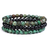 Ethnic Style Multicolor Agate Beaded Bracelets