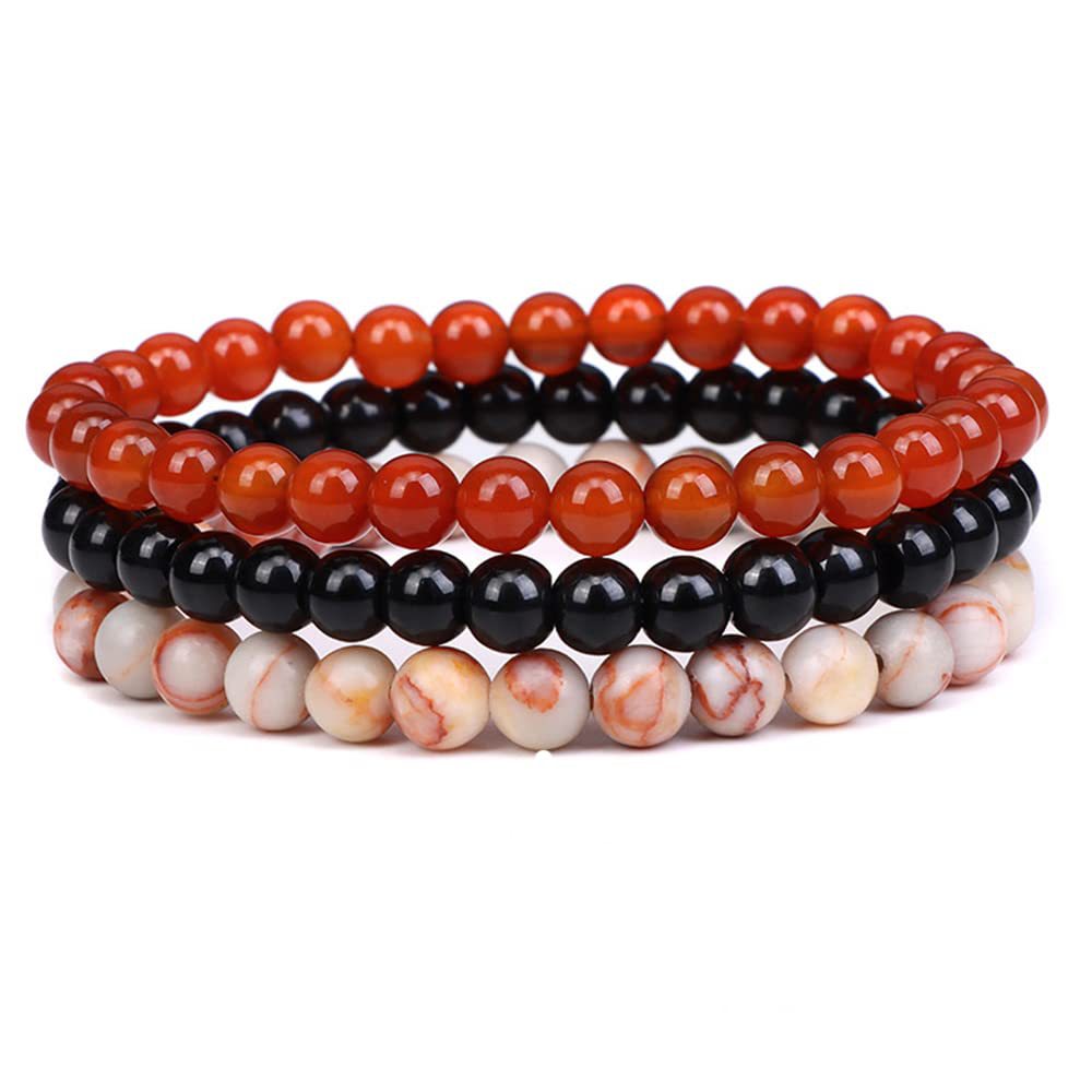 Ethnic Style Multicolor Agate Beaded Bracelets