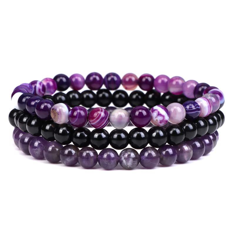 Ethnic Style Multicolor Agate Beaded Bracelets