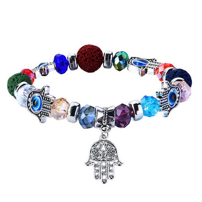 Ethnic Style Eye Mixed Materials Wholesale Bracelets