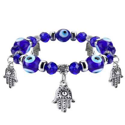 Ethnic Style Eye Mixed Materials Wholesale Bracelets