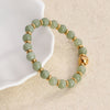 Simple Style Commute Doll Constellation Crown Natural Stone Titanium Steel Wholesale Bracelets