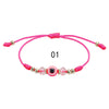 Simple Style Eye Resin Knitting Unisex Bracelets 1 Piece