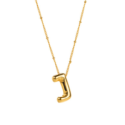 Modern Style Simple Style Letter Copper Pendant Necklace