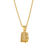 Modern Style Simple Style Letter Copper Pendant Necklace