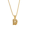 Modern Style Simple Style Letter Copper Pendant Necklace