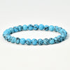 Casual Vacation Handmade Round Turquoise Beaded Unisex Bracelets