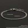 Hip-hop Punk Solid Color Stainless Steel Plating Bracelets