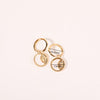 1 Pair Simple Style Star Plating Inlay Copper Zircon 18k Gold Plated Drop Earrings