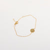 Simple Style Classic Style Constellation Stainless Steel Plating Inlay Zircon 18k Gold Plated Bracelets