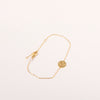 Simple Style Classic Style Constellation Stainless Steel Plating Inlay Zircon 18k Gold Plated Bracelets