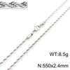 Hip-Hop Geometric Stainless Steel Plating Unisex Necklace