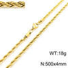 Hip-Hop Geometric Stainless Steel Plating Unisex Necklace
