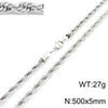 Hip-Hop Geometric Stainless Steel Plating Unisex Necklace