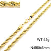 Hip-Hop Geometric Stainless Steel Plating Unisex Necklace