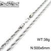 Hip-Hop Geometric Stainless Steel Plating Unisex Necklace