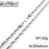 Hip-Hop Geometric Stainless Steel Plating Unisex Necklace