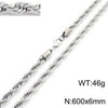 Hip-Hop Geometric Stainless Steel Plating Unisex Necklace