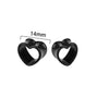 Simple Style Heart Shape Arylic Auricle 1 Pair