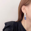 1 Pair Simple Style Geometric Stoving Varnish Alloy Drop Earrings