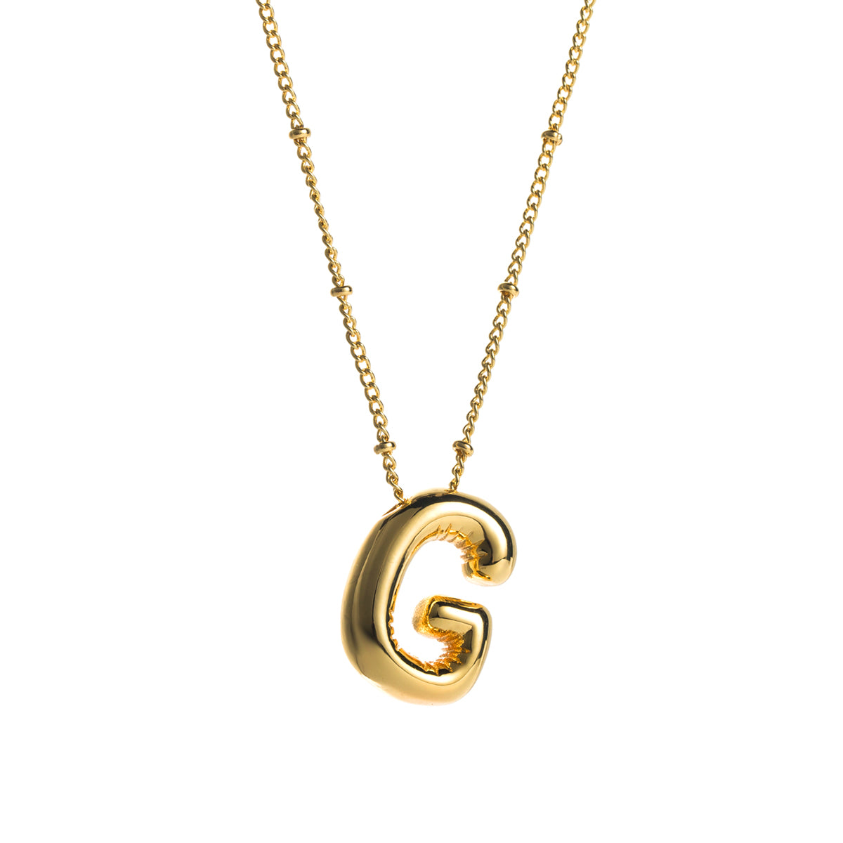 Modern Style Simple Style Letter Copper Pendant Necklace