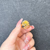 1 Piece Simple Style Flower Brass Plating Open Ring