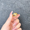 1 Piece Simple Style Flower Brass Plating Open Ring