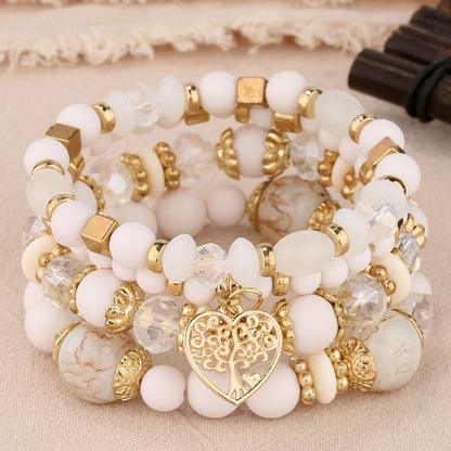 Casual Ethnic Style Geometric Ccb Beaded Women's Bracelets