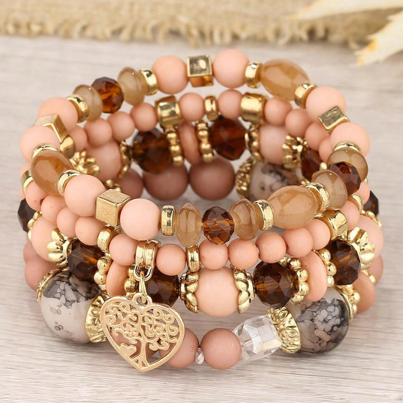 Casual Ethnic Style Geometric Ccb Beaded Women's Bracelets