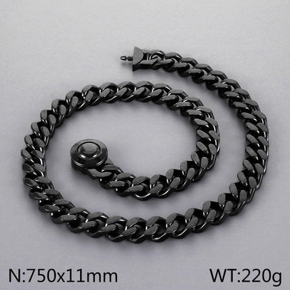 Wholesale Casual Simple Style Geometric Titanium Steel Plating Bracelets Necklace