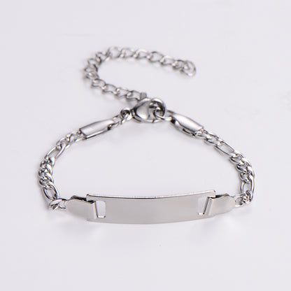 Casual Simple Style Geometric 304 Stainless Steel Kid'S Bracelets