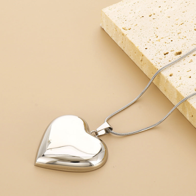 Simple Style Geometric Titanium Steel Plating Necklace