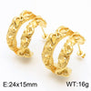 1 Pair Simple Style Solid Color Plating Inlay Titanium Steel Artificial Pearls Ear Studs