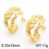 1 Pair Simple Style Solid Color Plating Inlay Titanium Steel Artificial Pearls Ear Studs