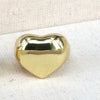 Vintage Style Simple Style Water Droplets Heart Shape Copper Gold Plated Open Rings In Bulk