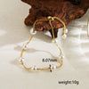 Ig Style Classic Style Round Copper 18k Gold Plated Bracelets In Bulk