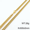 Simple Style Solid Color Stainless Steel Plating Necklace 1 Piece