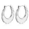 1 Pair Simple Style Classic Style Solid Color Plating Stainless Steel Gold Plated Earrings