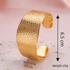 Casual Classic Style Round Stainless Steel Plating Gold Plated Silver Plated Bangle