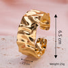 Casual Classic Style Round Stainless Steel Plating Gold Plated Silver Plated Bangle